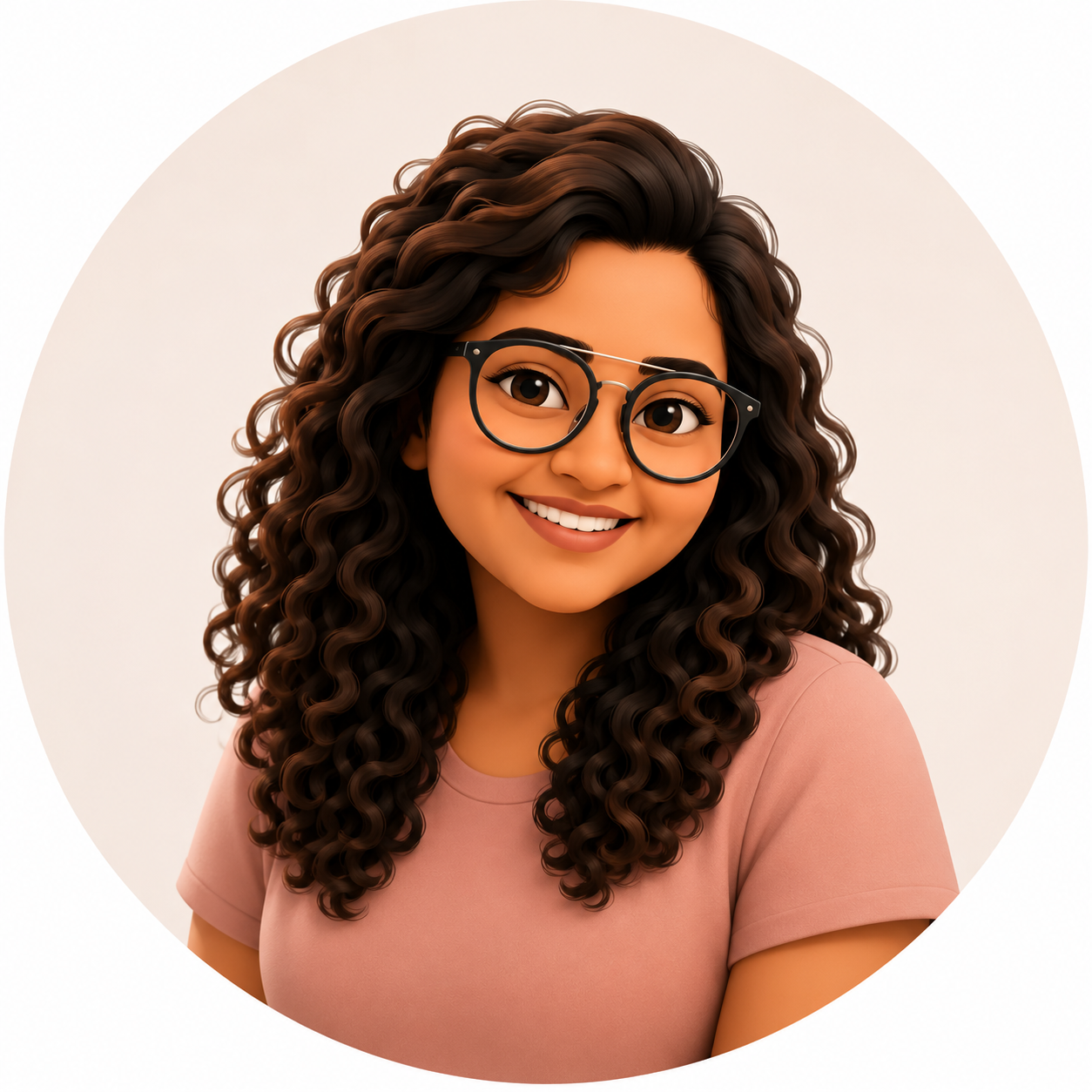 Illustrated portrait of Aastha Jain